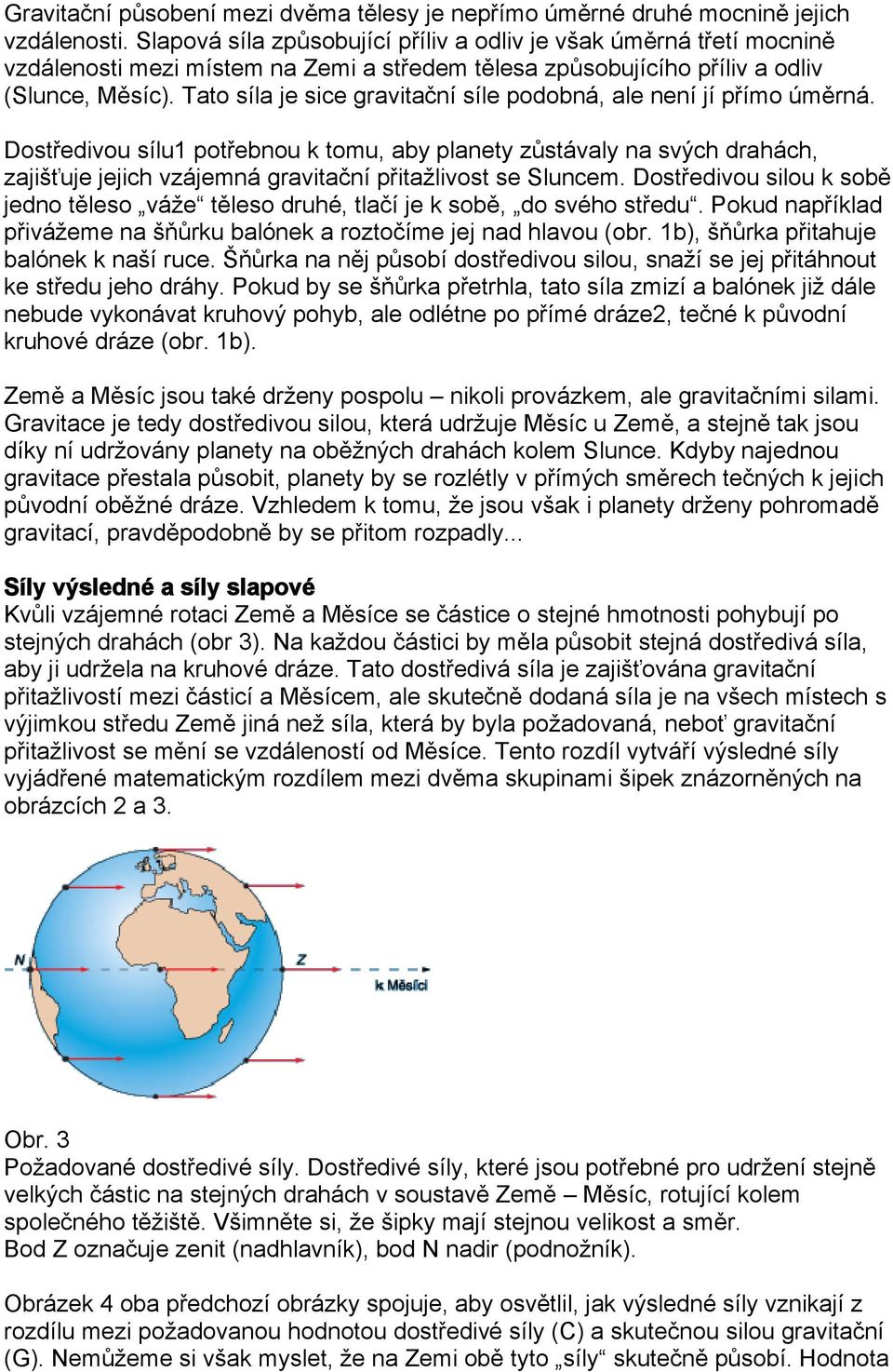 Tato síla je sice gravitační síle podobná, ale není jí přímo úměrná.