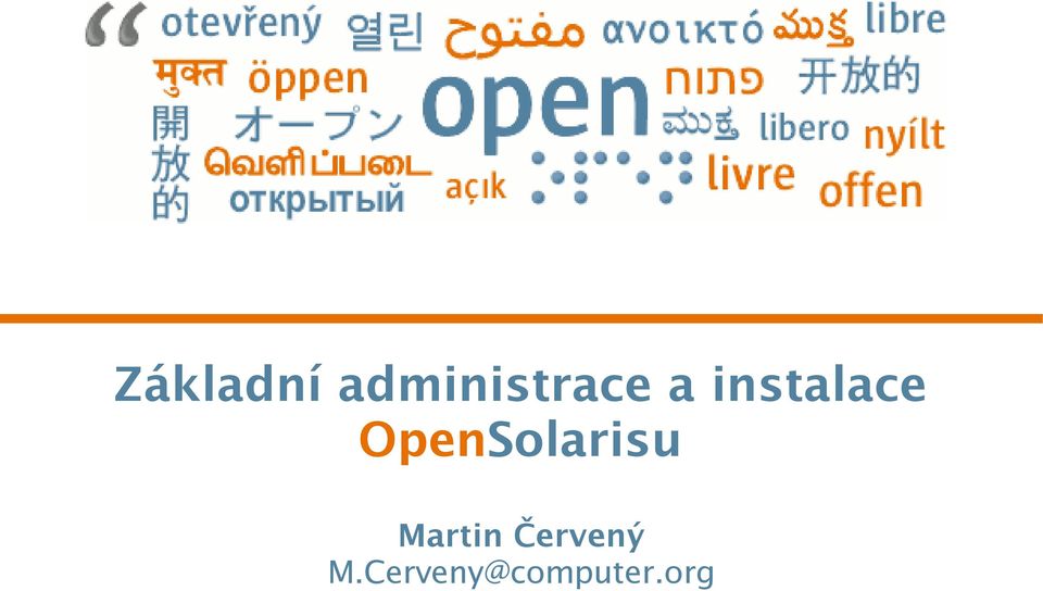 instalace