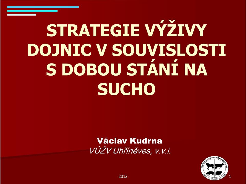 NA SUCHO Václav Kudrna