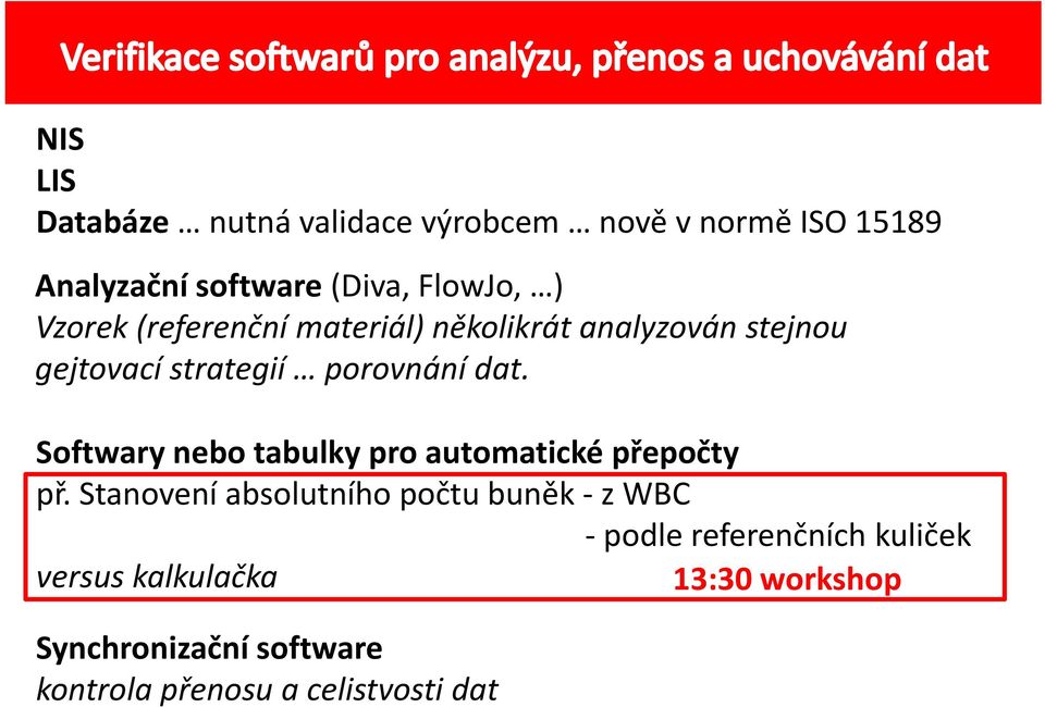 Softwary nebo tabulky pro automatické přepočty př.