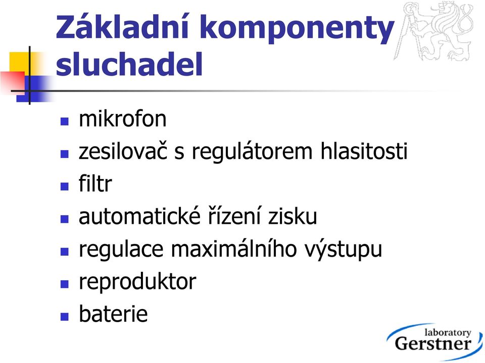 filtr automatické řízení zisku