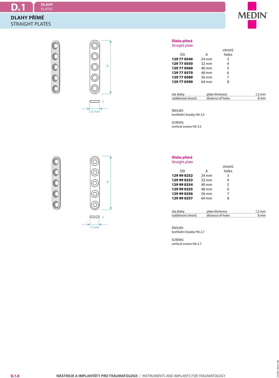 screws H 3.