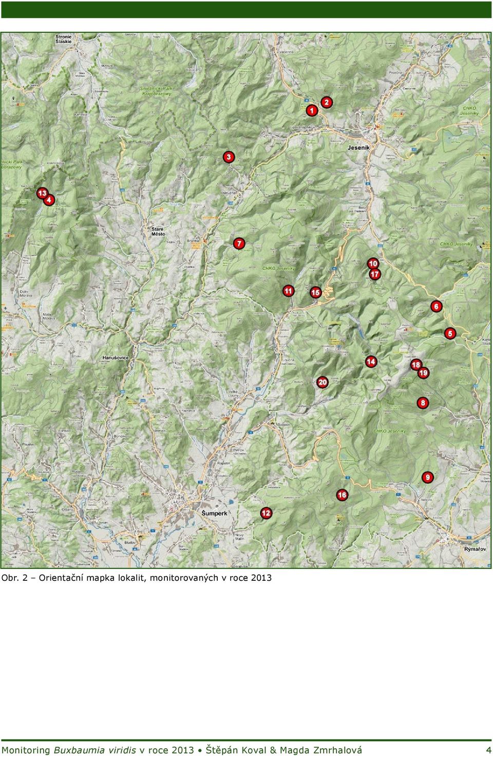 Monitoring Buxbaumia viridis v