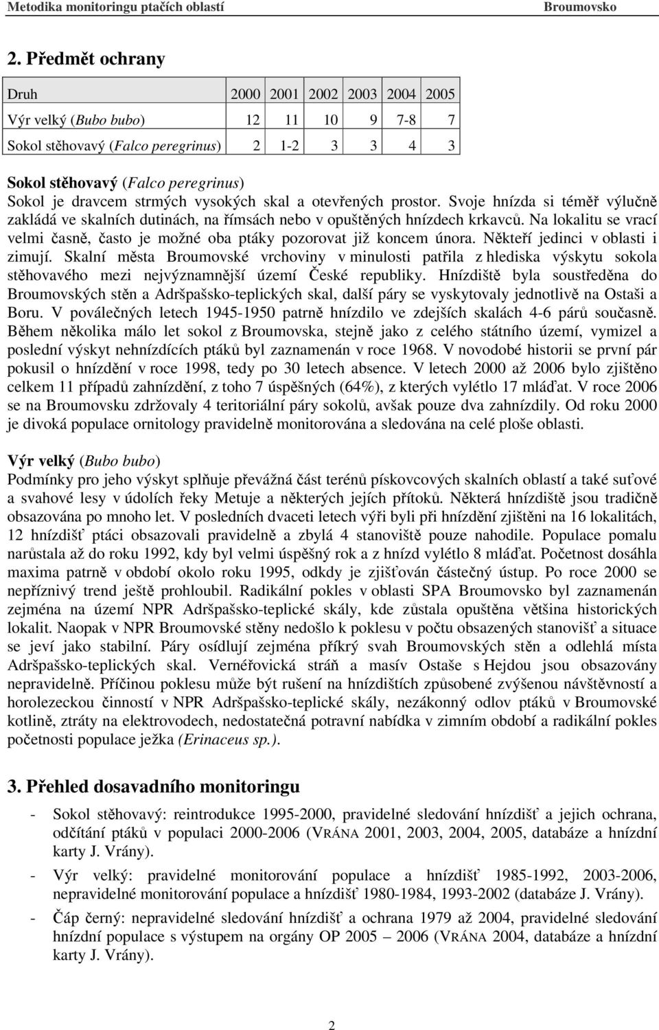 Na lokalitu se vrací velmi časně, často je možné oba ptáky pozorovat již koncem února. Někteří jedinci v oblasti i zimují.