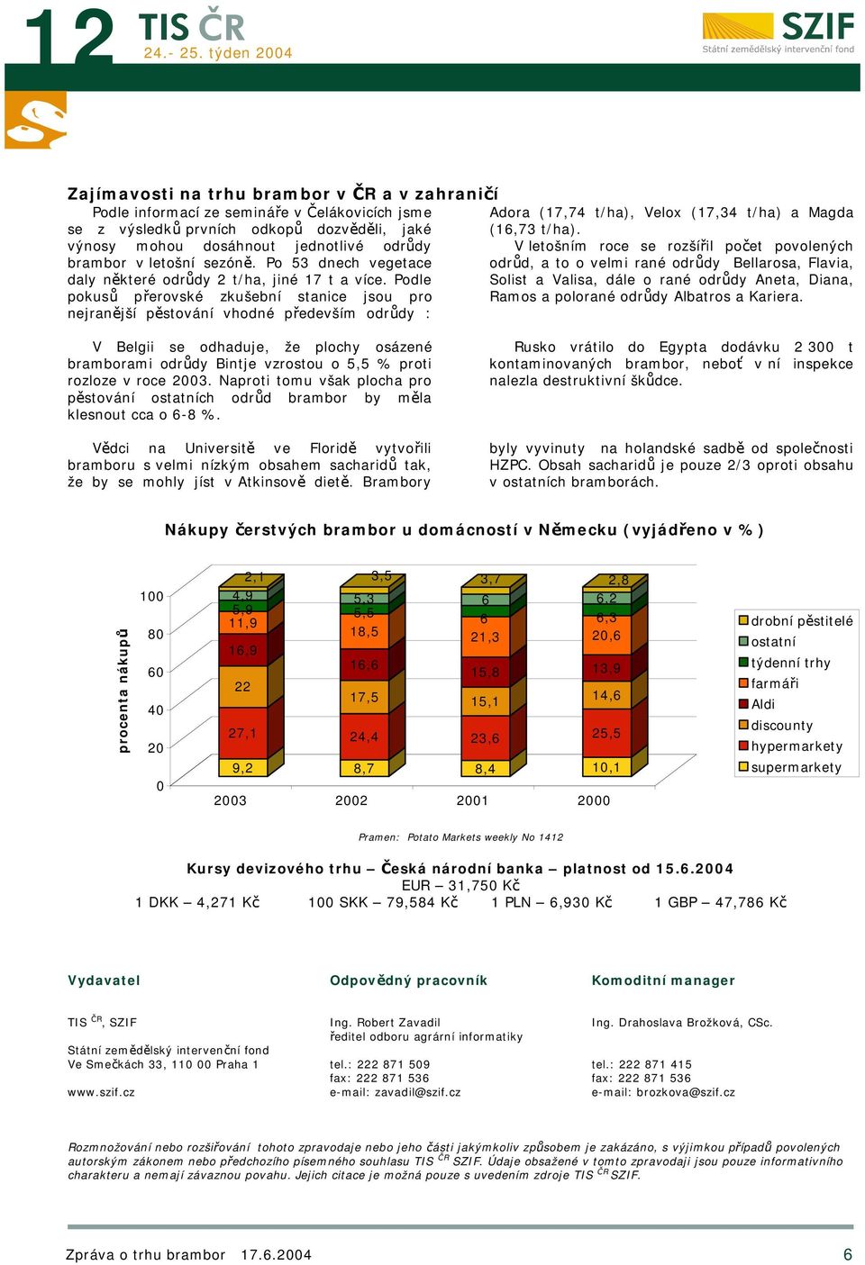 (1,73 t/ha). výnosy mohou dosáhnout jednotlivé odrůdy V letošním roce se rozšířil počet povolených brambor v letošní sezóně. Po 53 dnech vegetace daly některé odrůdy 2 t/ha, jiné 17 t a více.