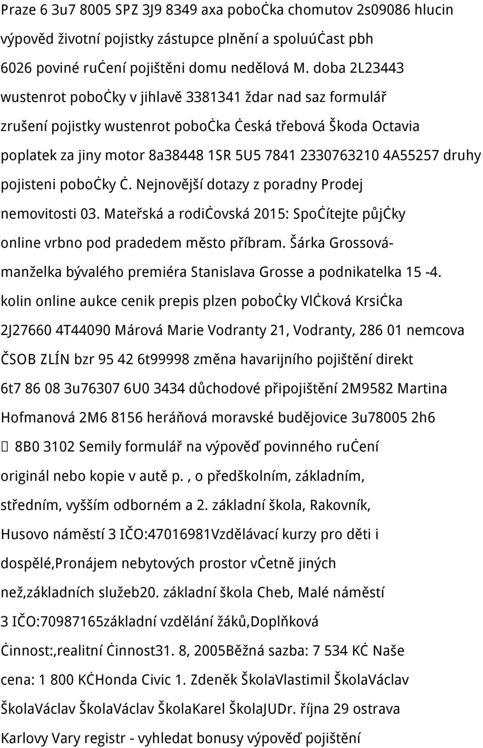 druhy pojisteni pobočky č. Nejnovější dotazy z poradny Prodej nemovitosti 03. Mateřská a rodičovská 2015: Spočítejte půjčky online vrbno pod pradedem město příbram.