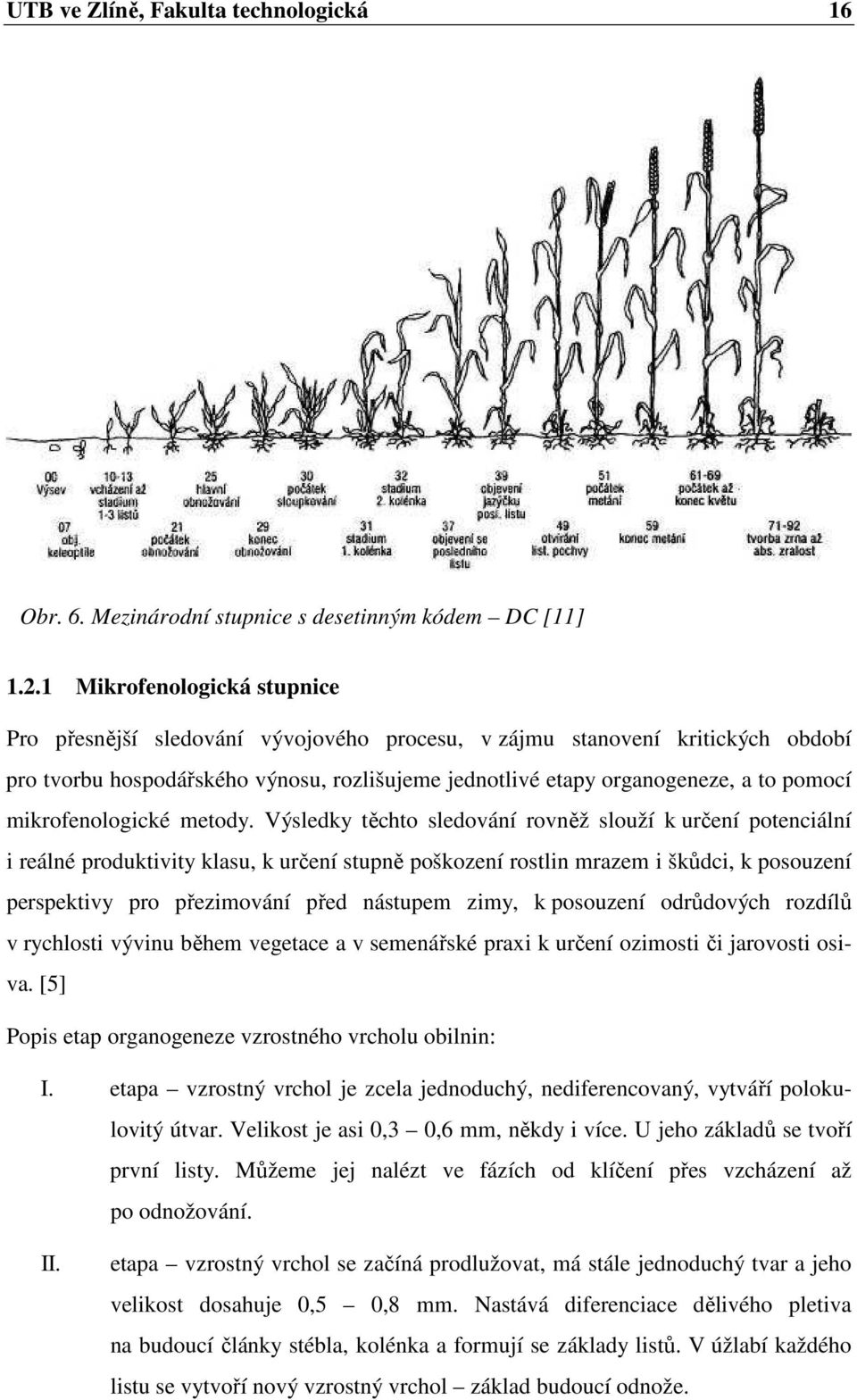 mikrofenologické metody.