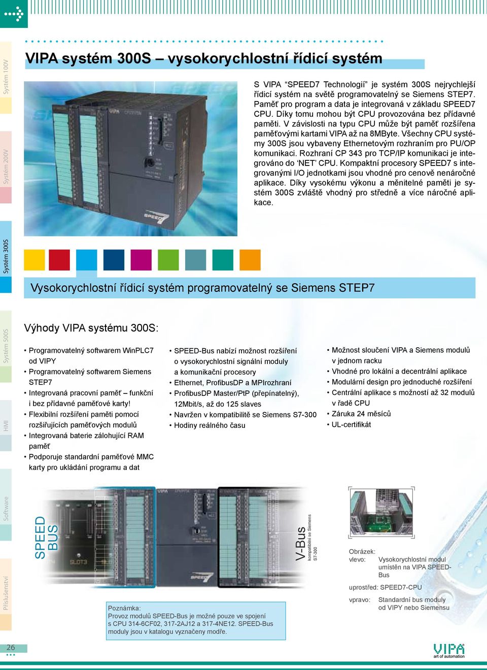 Všechny CPU systémy 300S jsou vybaveny Ethernetovým rozhraním pro PU/OP komunikaci. Rozhraní CP 343 pro komunikaci je integrováno do NET CPU.