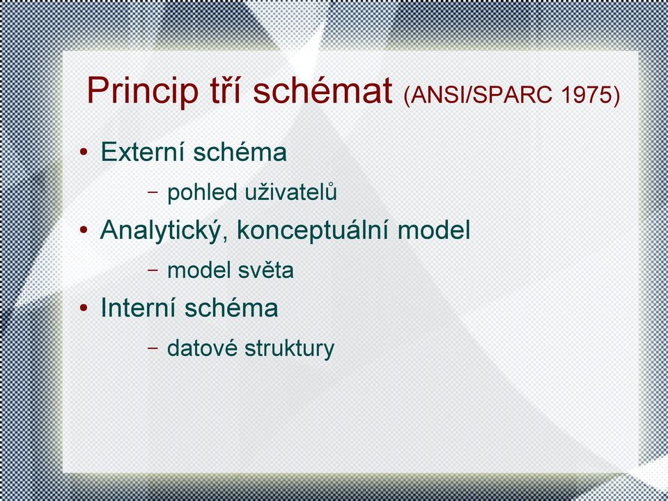 uživatelů Analytický, konceptuální