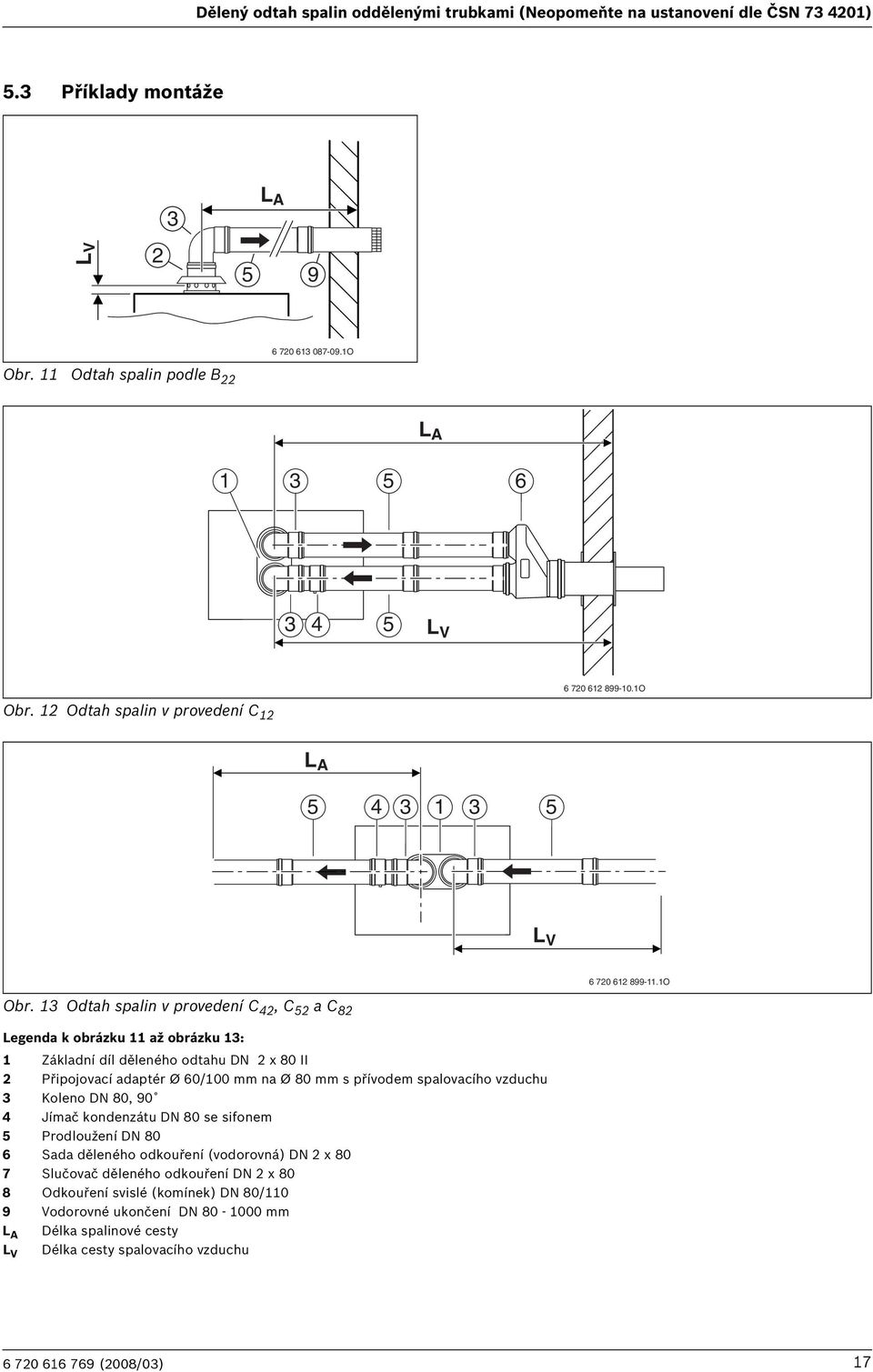 Odtah spalin v provedení C L A 5 4 3 3 5 L V 6 70 6 899-.