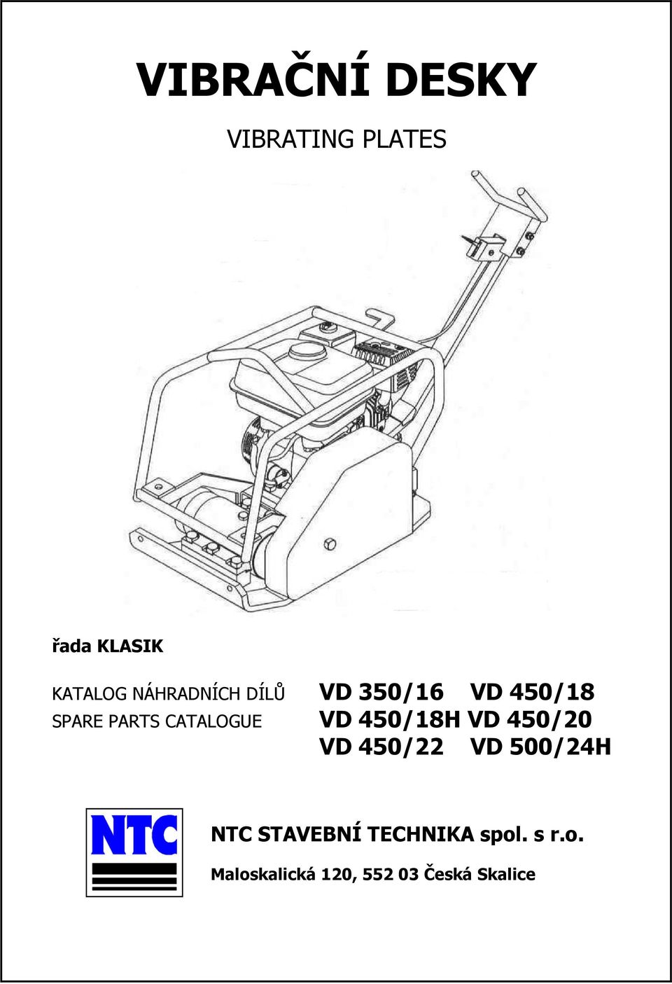 CATALOGUE VD 450/18H VD 450/20 VD 450/22 VD 500/24H NTC