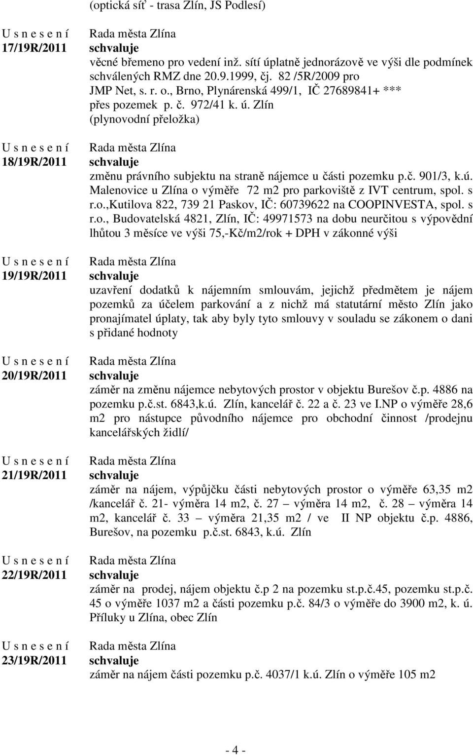 č. 901/3, k.ú. Malenov