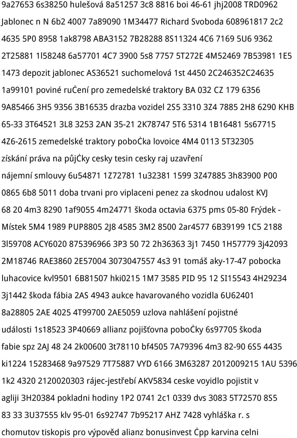 9A85466 3H5 9356 3B16535 drazba vozidel 2S5 3310 3Z4 7885 2H8 6290 KHB 65-33 3T64521 3L8 3253 2AN 35-21 2K78747 5T6 5314 1B16481 5s67715 4Z6-2615 zemedelské traktory pobočka lovoice 4M4 0113 5T32305