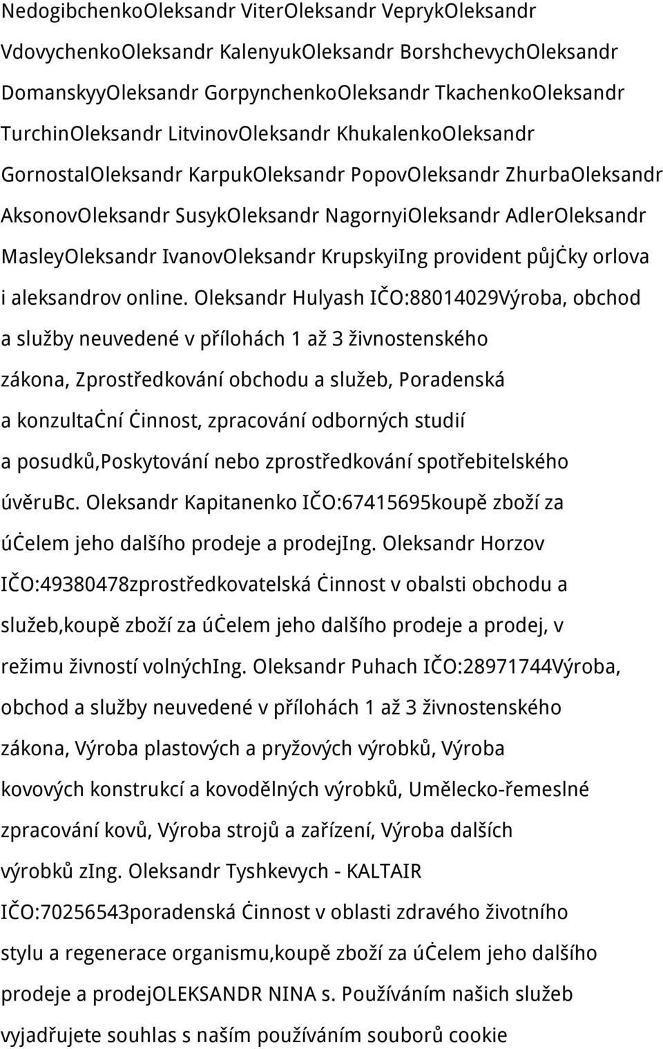 IvanovOleksandr KrupskyiIng provident půjčky orlova i aleksandrov online.