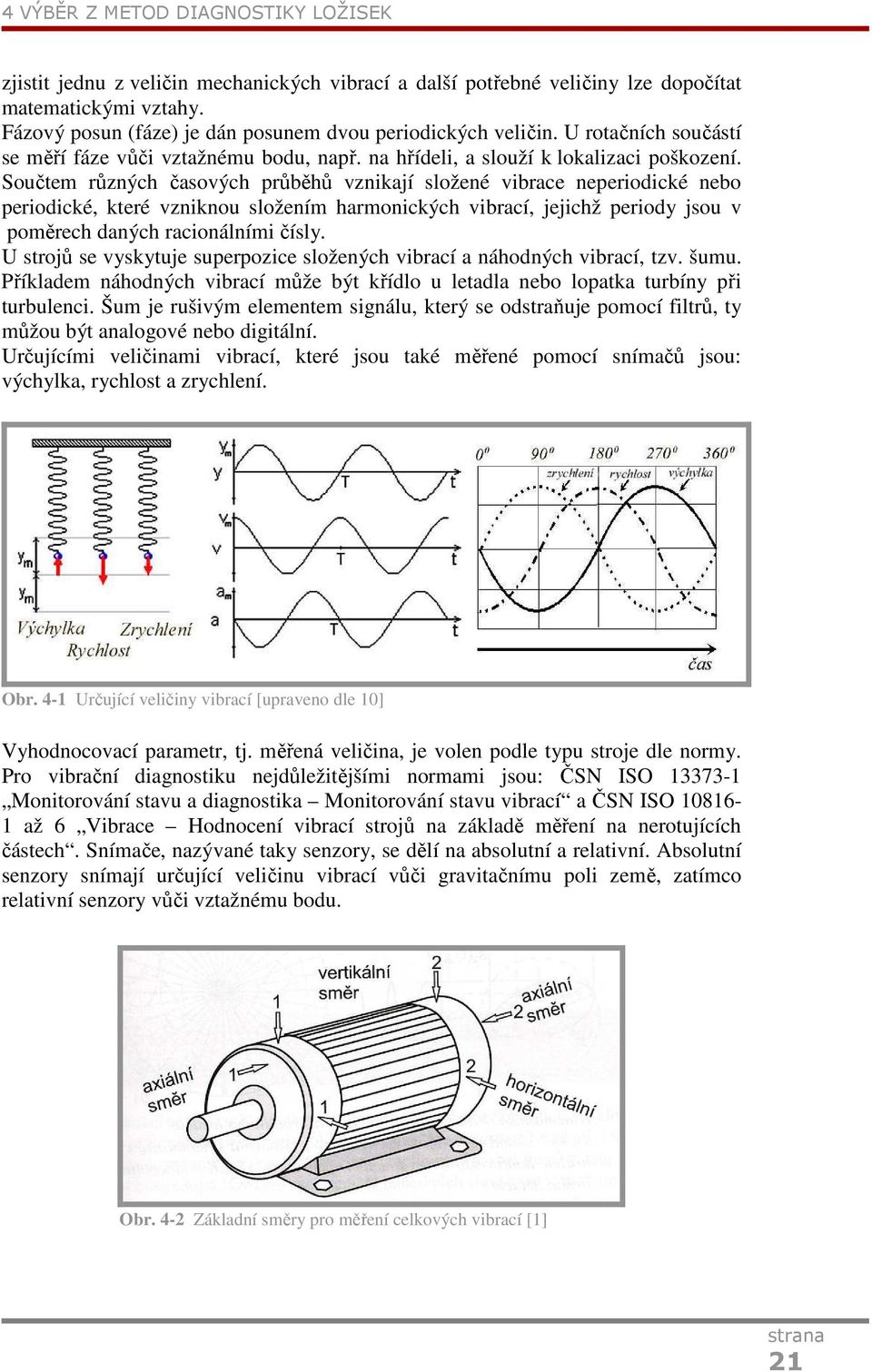 Součtem různých časových průběhů vznikají složené vibrace neperiodické nebo periodické, které vzniknou složením harmonických vibrací, jejichž periody jsou v poměrech daných racionálními čísly.