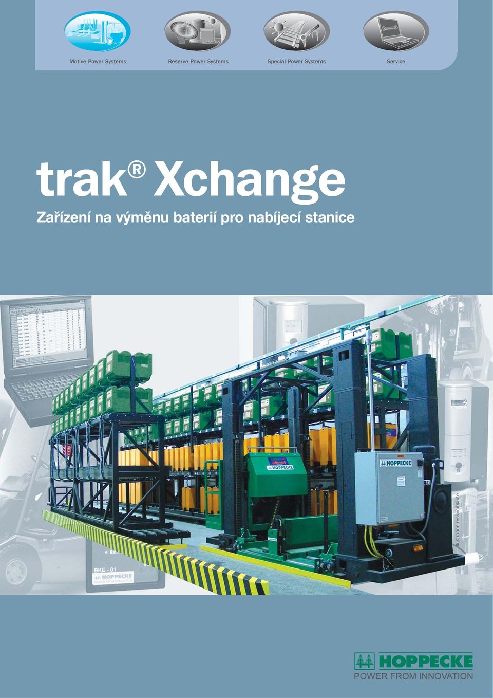 trak Xchange Zařízení na výměnu baterií