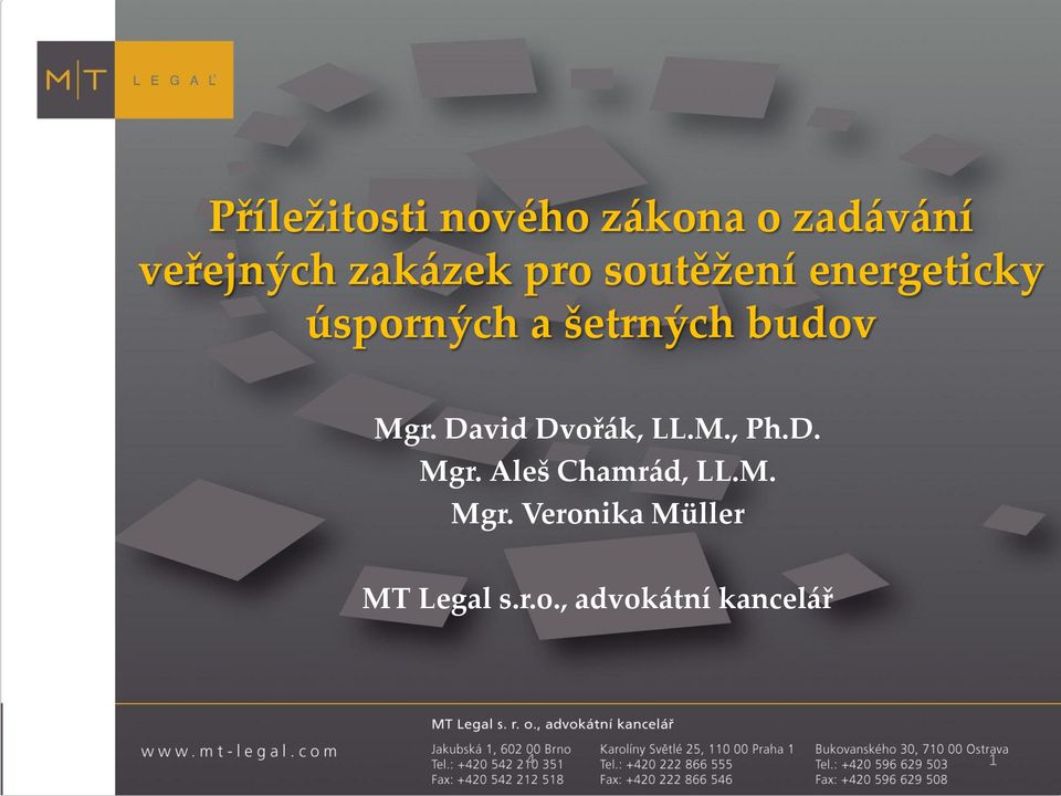 David Dvořák, LL.M., Ph.D. Mgr.