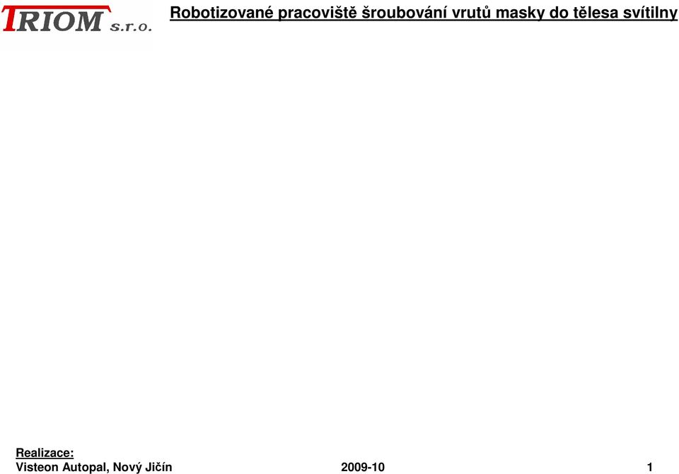 tělesa svítilny Visteon