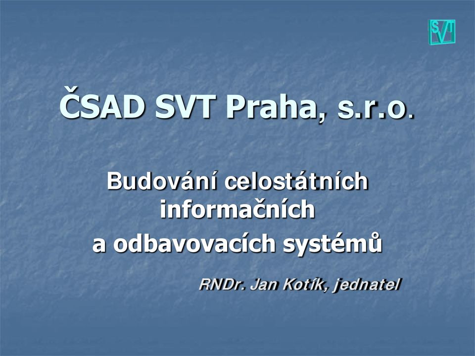 informačních a