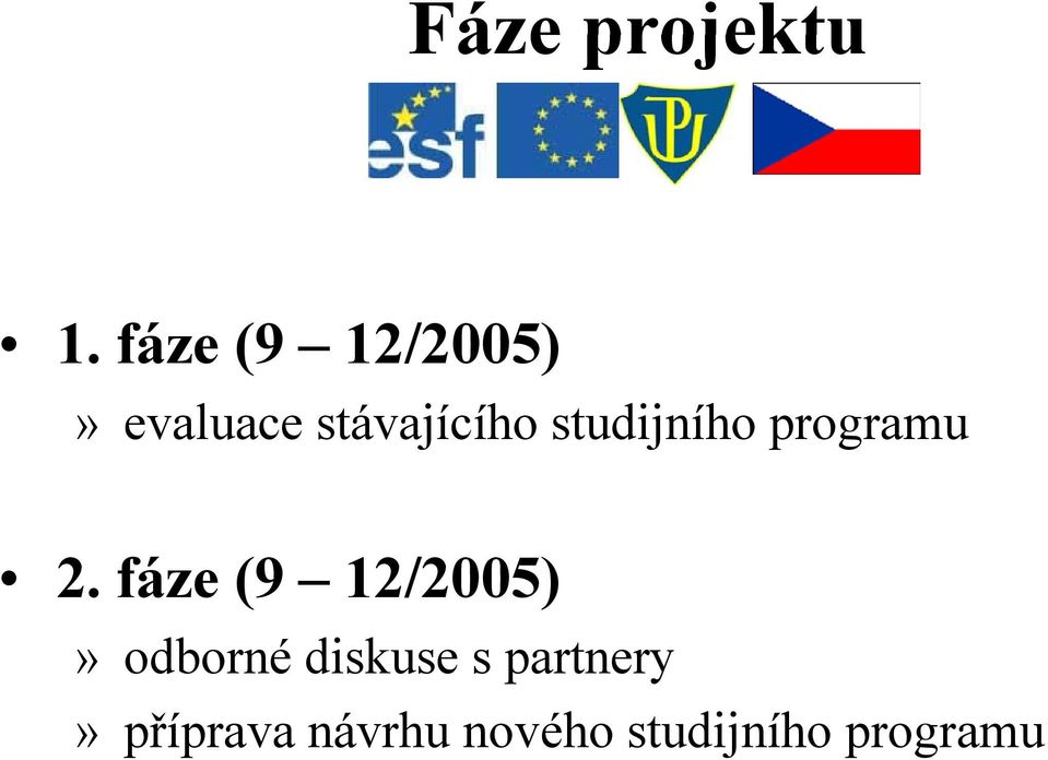 studijního programu 2.