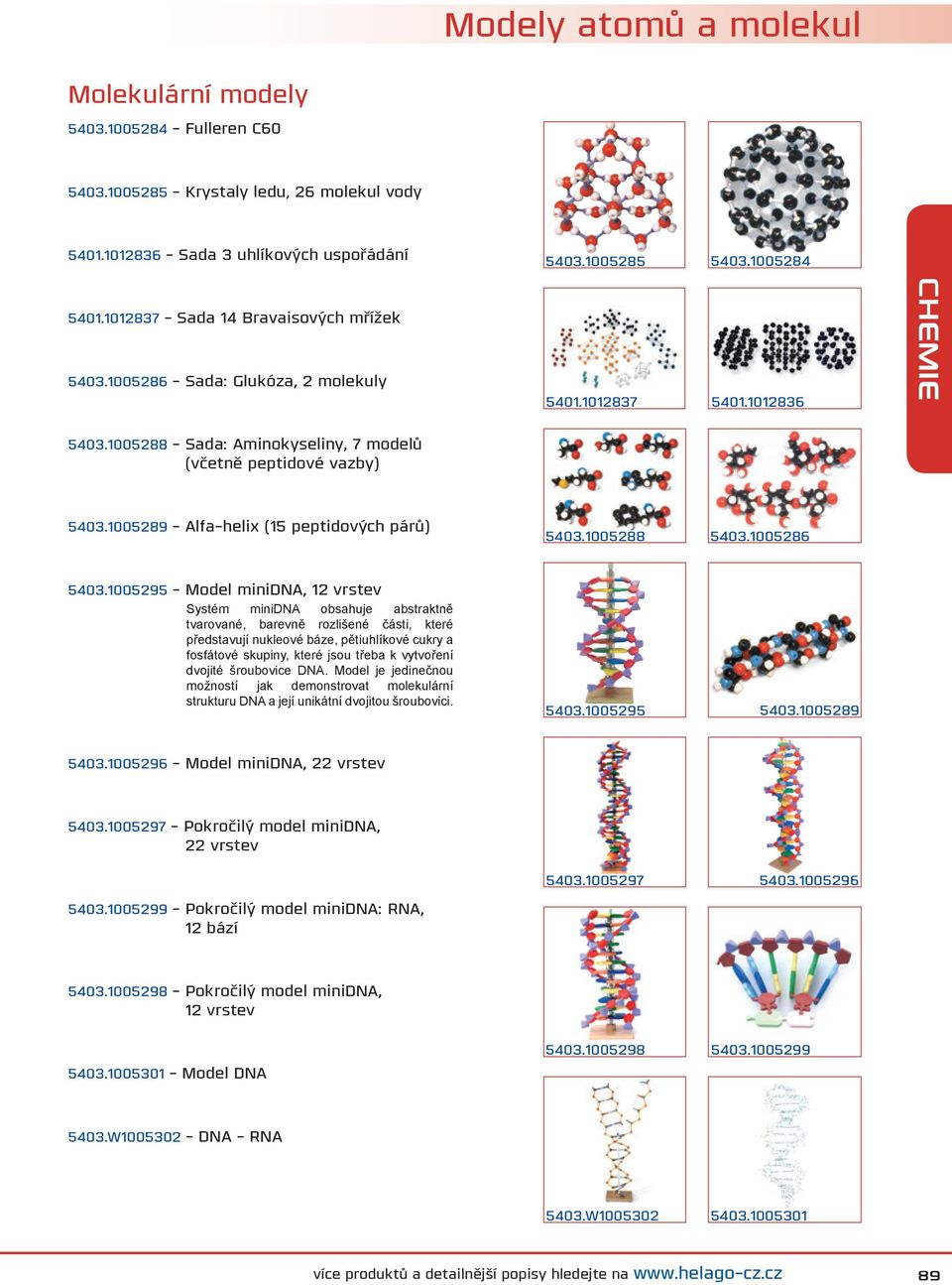 1005289 - Alfa-helix (15 peptidových párů) 5403.1005288 5403.1005286 5403.