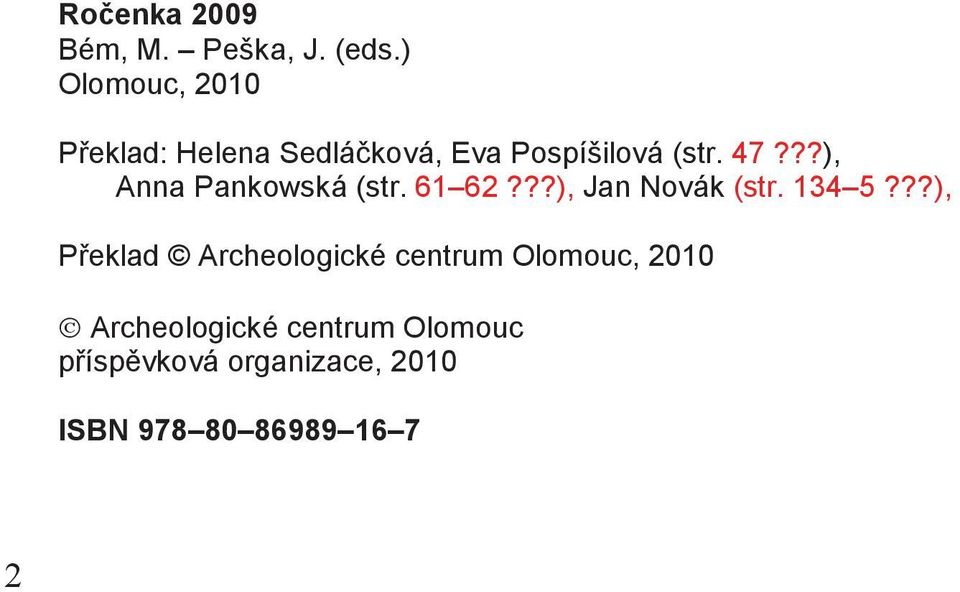 ??), Anna Pankowská (str. 61 62???), Jan Novák (str. 134 5?