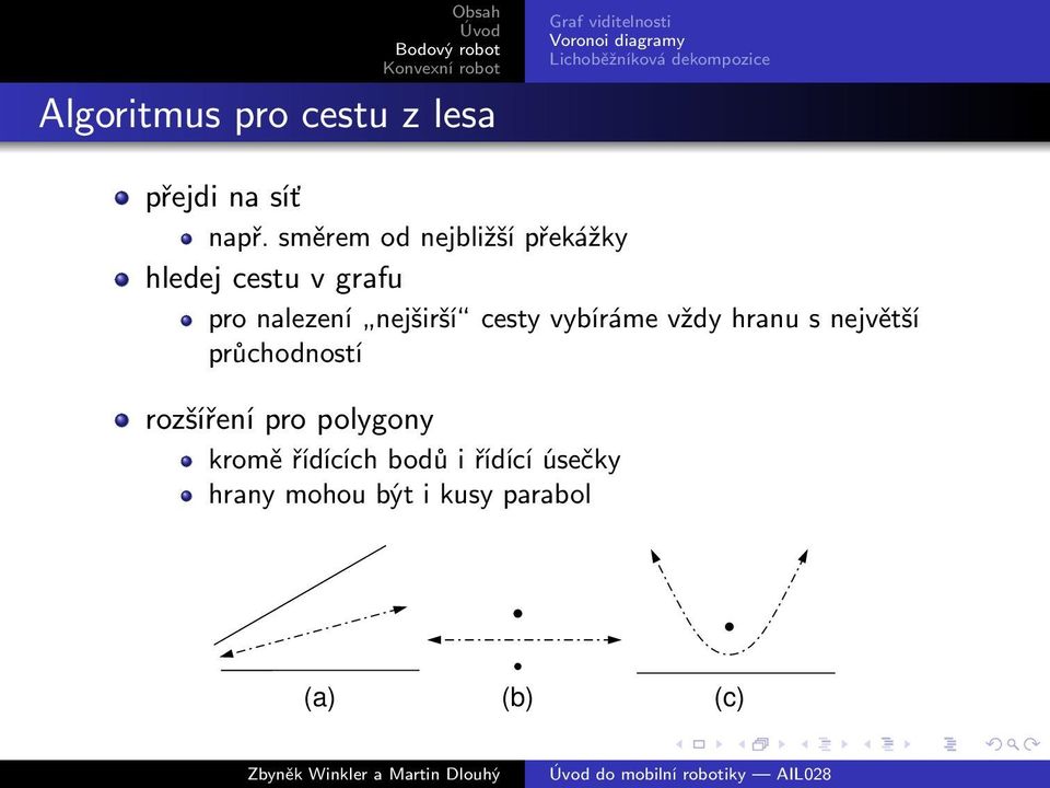 nejširší cesty vybíráme vždy hranu s největší průchodností