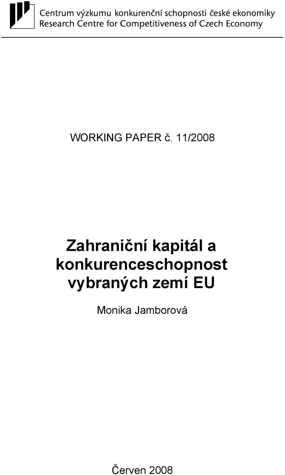 a konkurenceschopnost