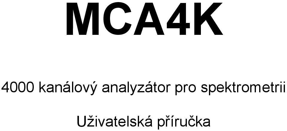 analyzátor pro