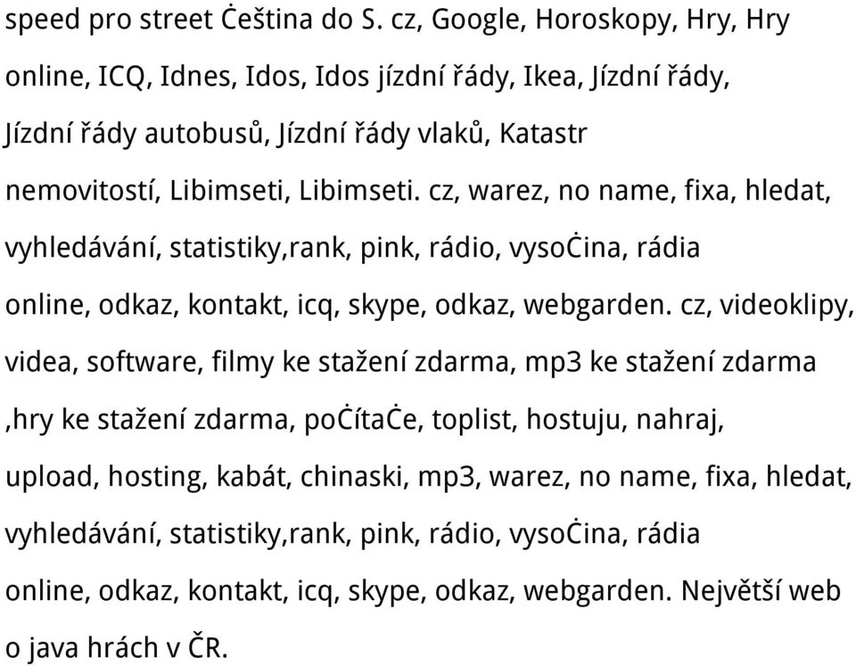 nemovitostí, Libimseti, Libimseti. cz, warez, no name, fixa, hledat, online, odkaz, kontakt, icq, skype, odkaz, webgarden.