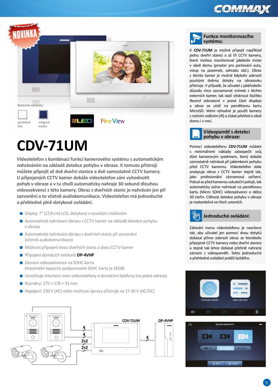 Přehled produktů VIDEOTELEFONY KATALOG COMMAX VIDEOTELEFONY DOMÁCÍ TELEFONY  DVEŘNÍ STANICE PŘIPRAVENÉ SADY PŘÍSLUŠENSTVÍ - PDF Free Download