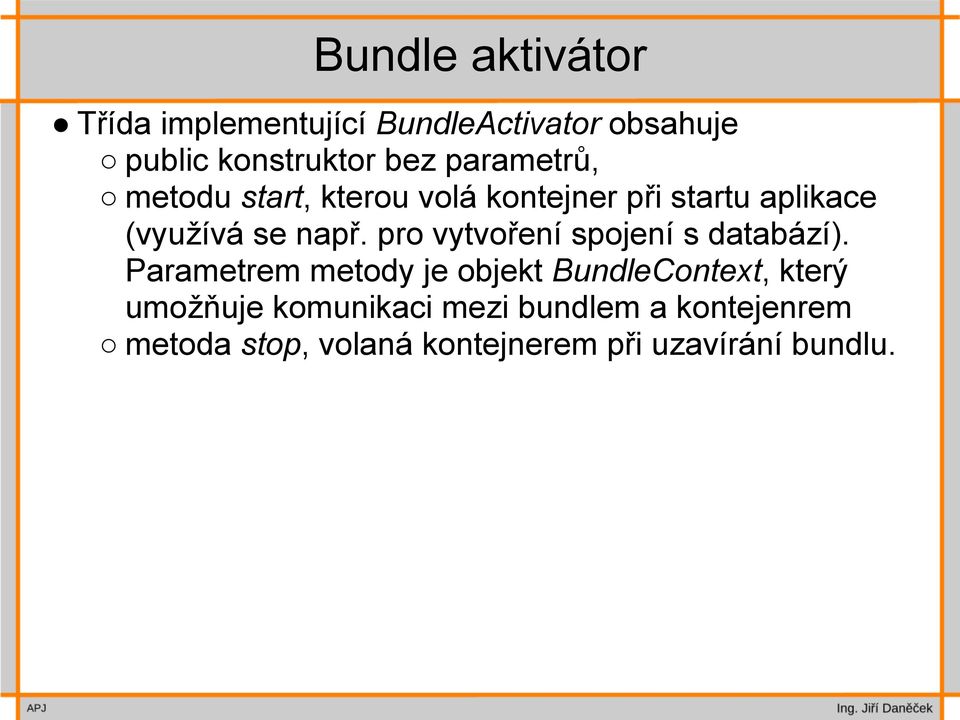pro vytvoření spojení s databází).
