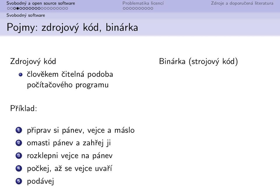 1 připrav si pánev, vejce a máslo 2 omasti pánev a zahřej ji