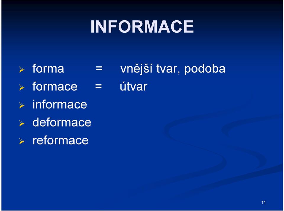 formace = útvar