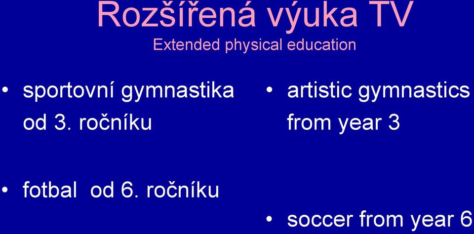 ročníku artistic gymnastics from year