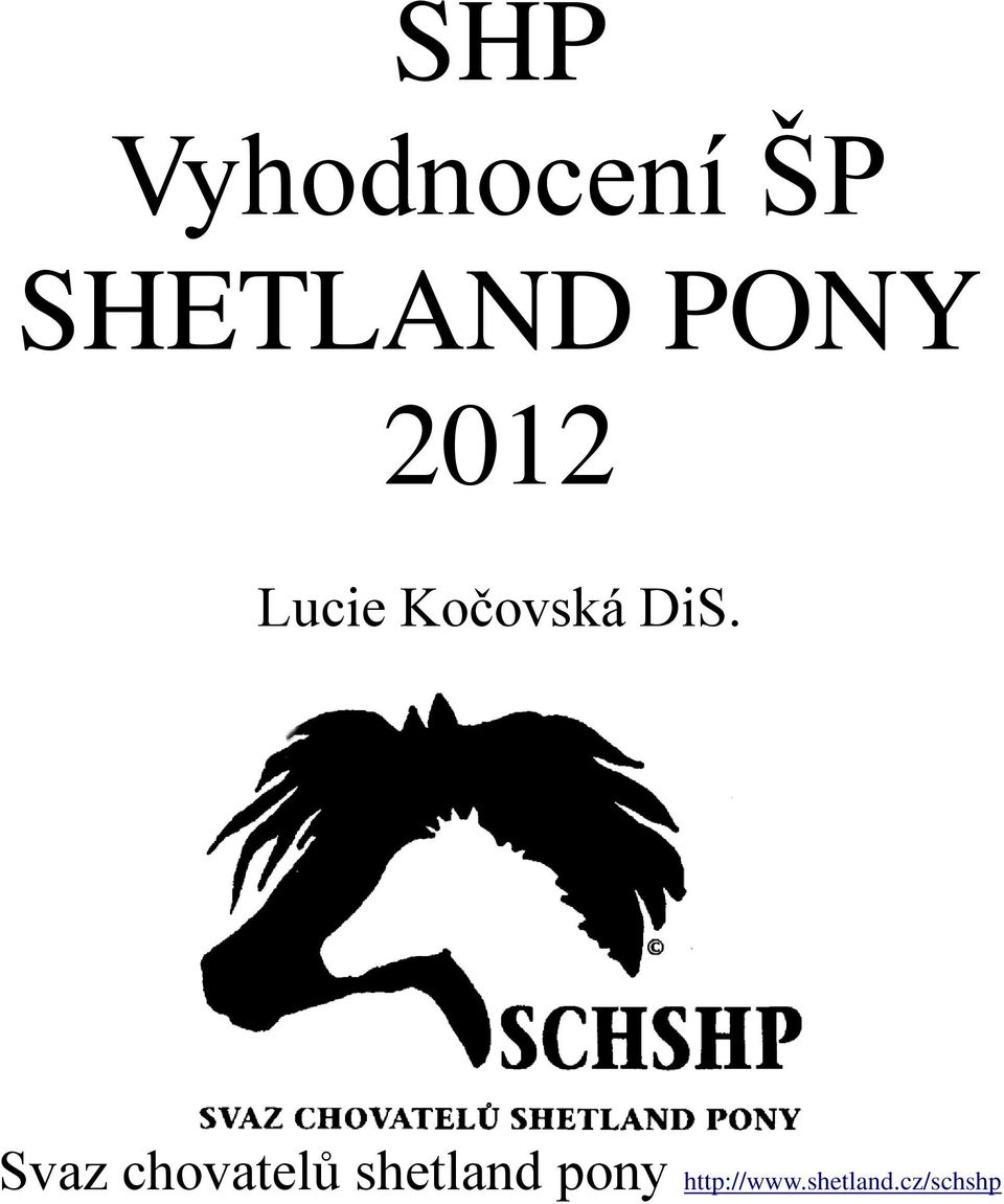 Svaz chovatelů shetland pony