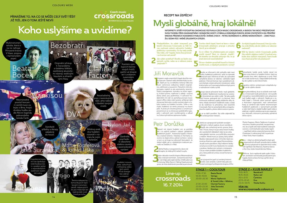 Čankišou Jitka Šuranská Znepokojivé textové vize apokalyptické budoucnosti v podání jedné z nejosobitějších osobností tuzemské scény. Kittchen Starobylé příběhy a obrazy zabalené do houslí.