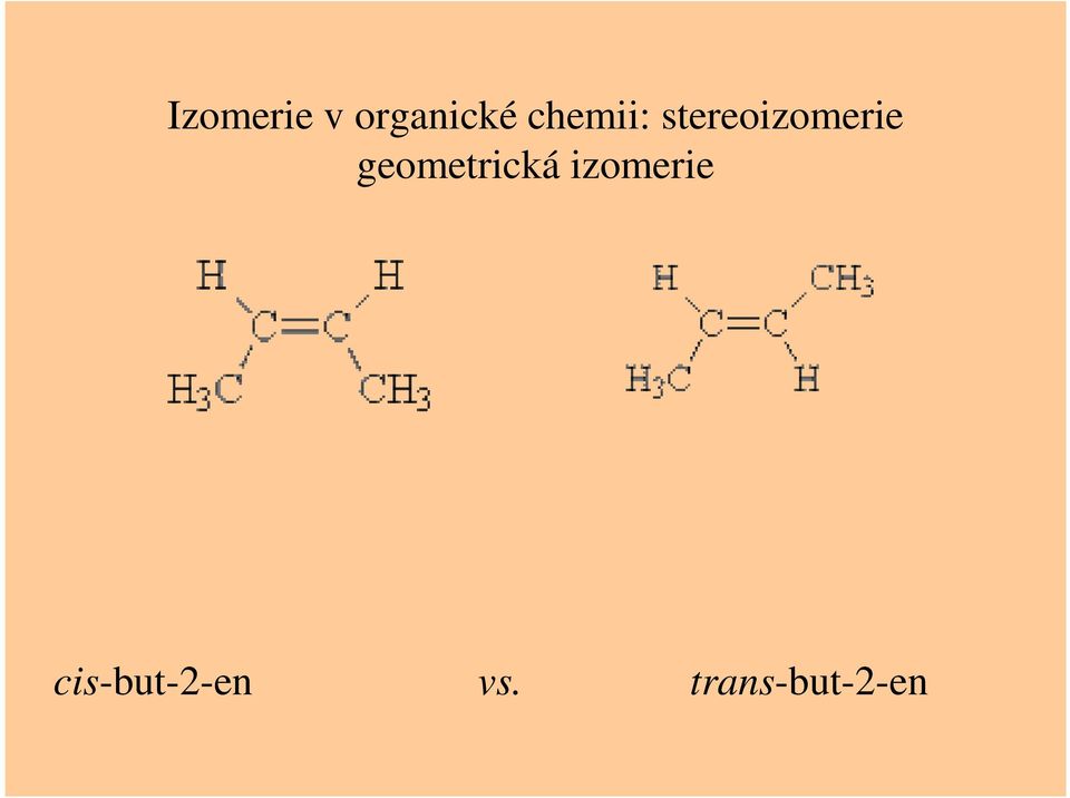 geometrická izomerie