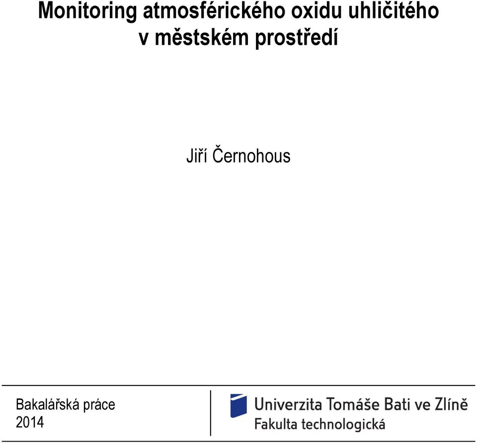 uhličitého v městském