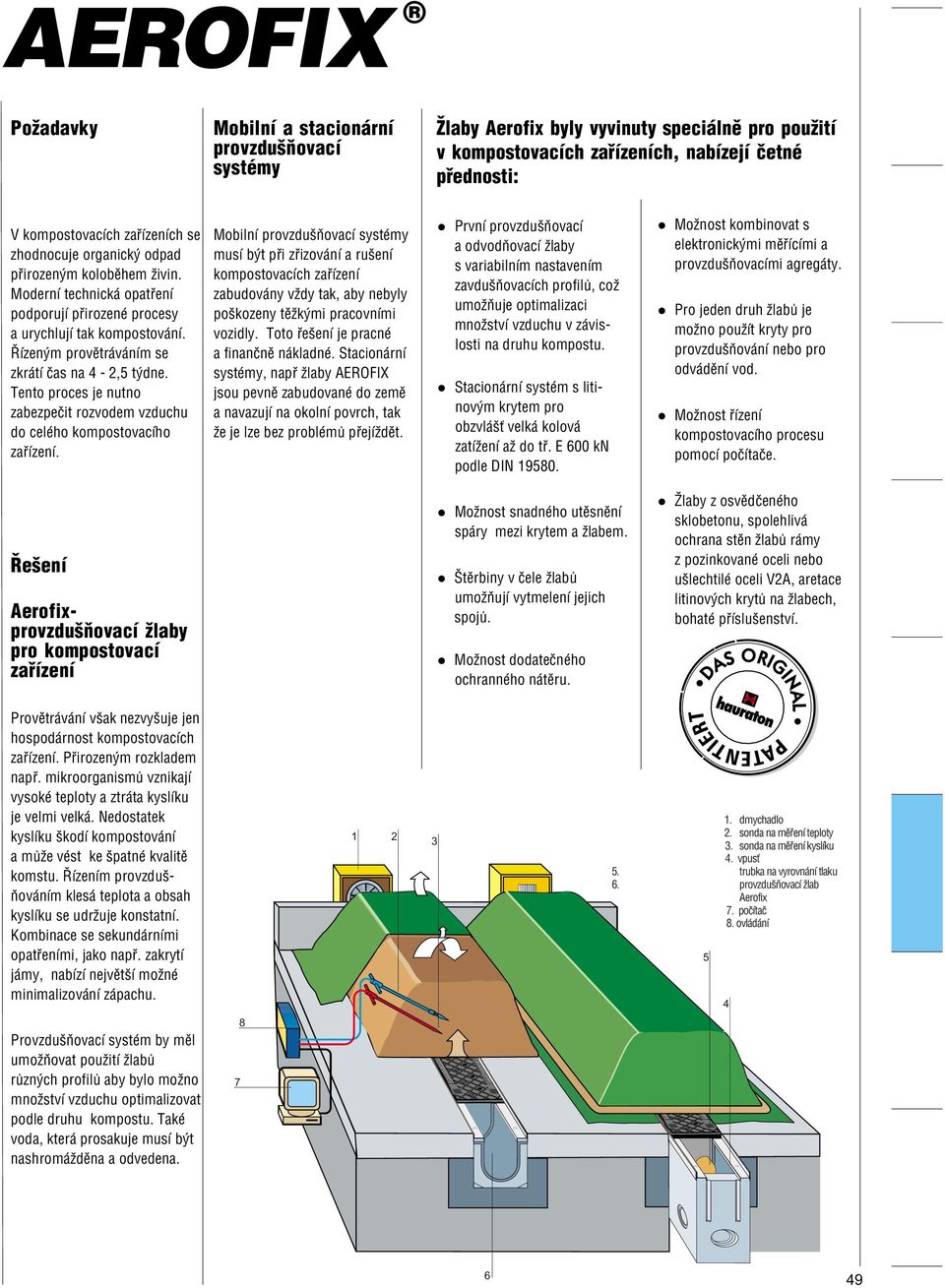 Tento proces je nutno zabezpeèit rozvodem vzduchu do celého kompostovacího zaøízení.