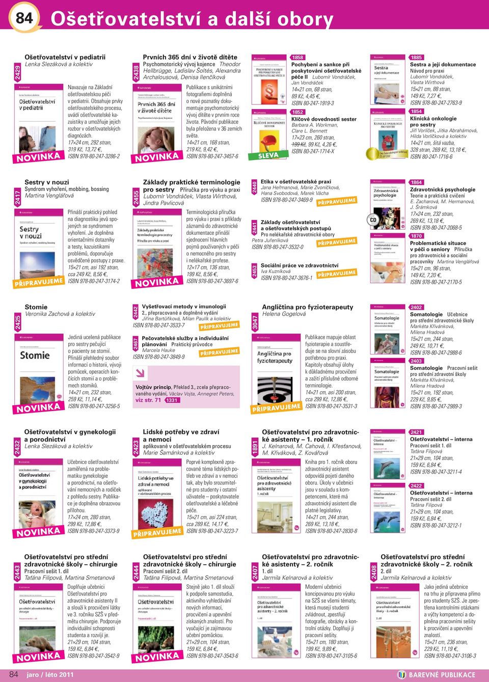 292 stran, 319 Kč, 13,72, ISBN 978-80-247-3286-2 2438 Prvních 365 dní v životě dítěte Psychomotorický vývoj kojence Theodor Hellbrügge, Ladislav Šoltés, Alexandra Archalousová, Denisa Ilenčíková