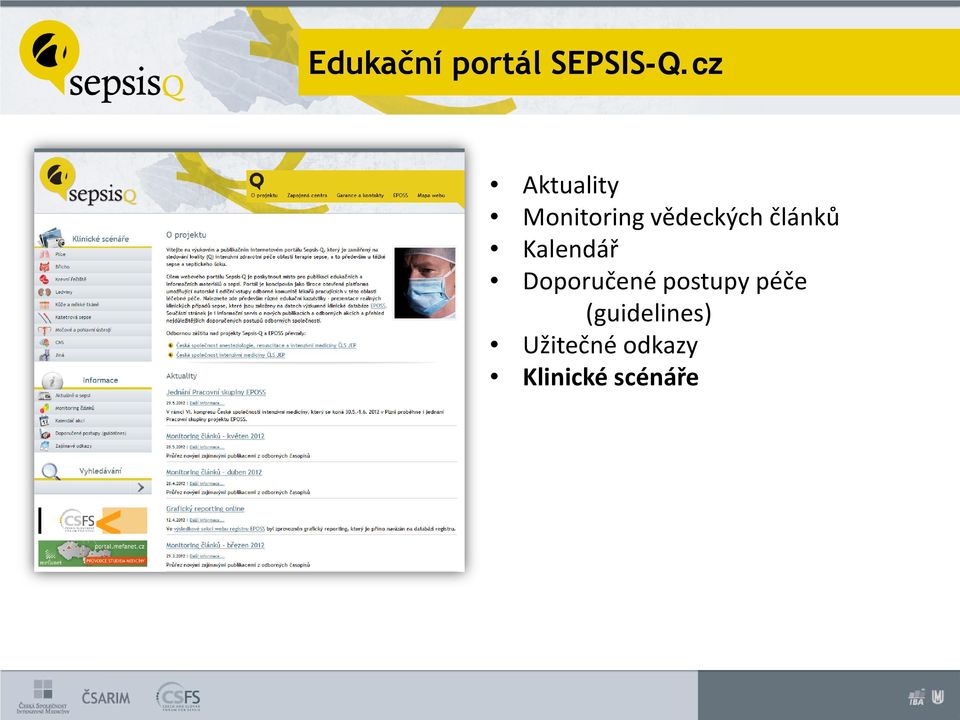 článků Kalendář Doporučené postupy