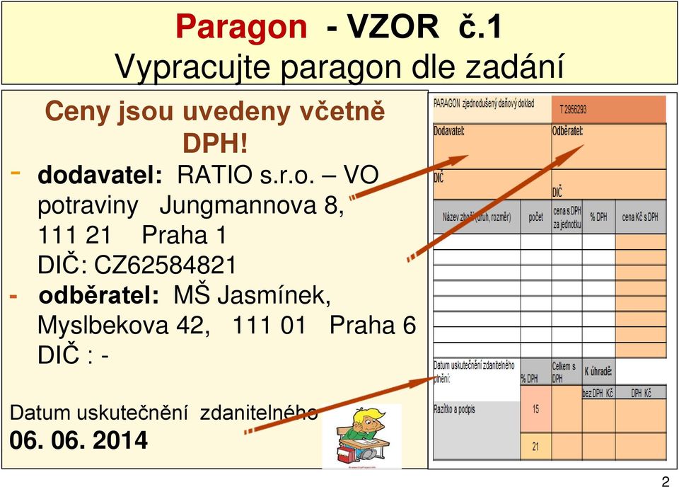 - dodavatel: RATIO s.r.o. VO potraviny Jungmannova 8, 111 21 Praha 1