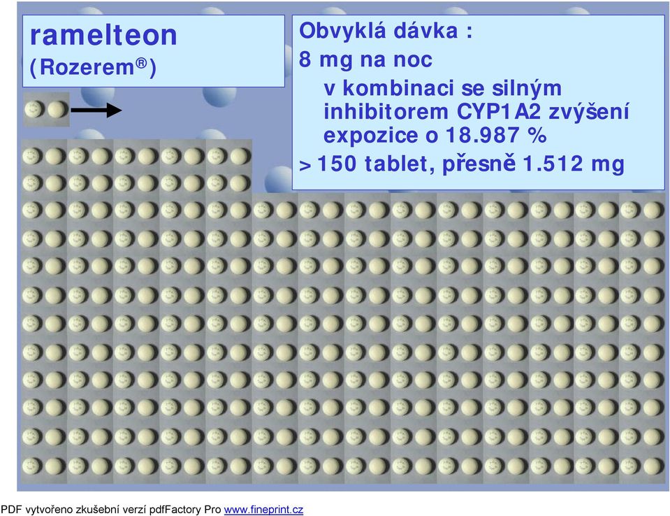 inhibitorem CYP1A2 zvýšení expozice