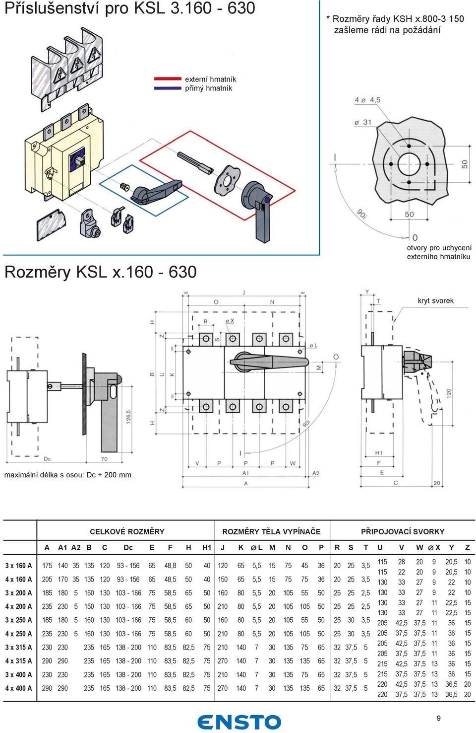 160 A 175 140 35 135 120 93-156 65 48,8 50 40 120 65 5,5 15 75 45 36 20 25 3,5 4 x 160 A 205 170 35 135 120 93-156 65 48,5 50 40 150 65 5,5 15 75 75 36 20 25 3,5 3 x 200 A 185 180 5 150 130 103-166