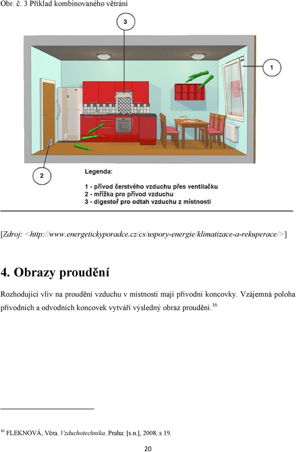 Obrazy proudění Rozhodující vliv na proudění vzduchu v místnosti mají přívodní koncovky.