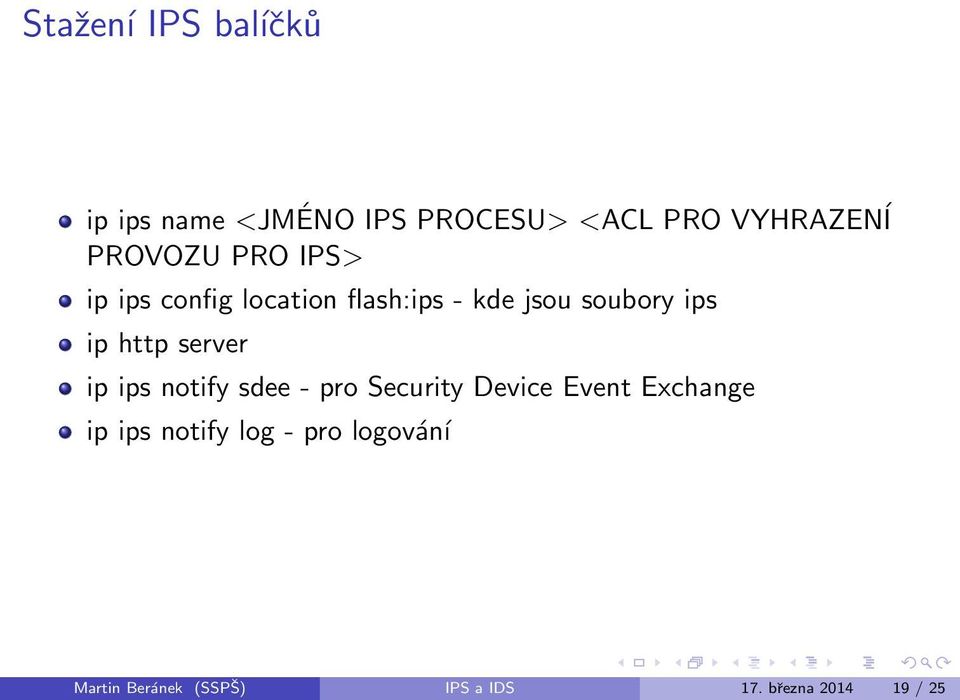 http server ip ips notify sdee - pro Security Device Event Exchange ip ips
