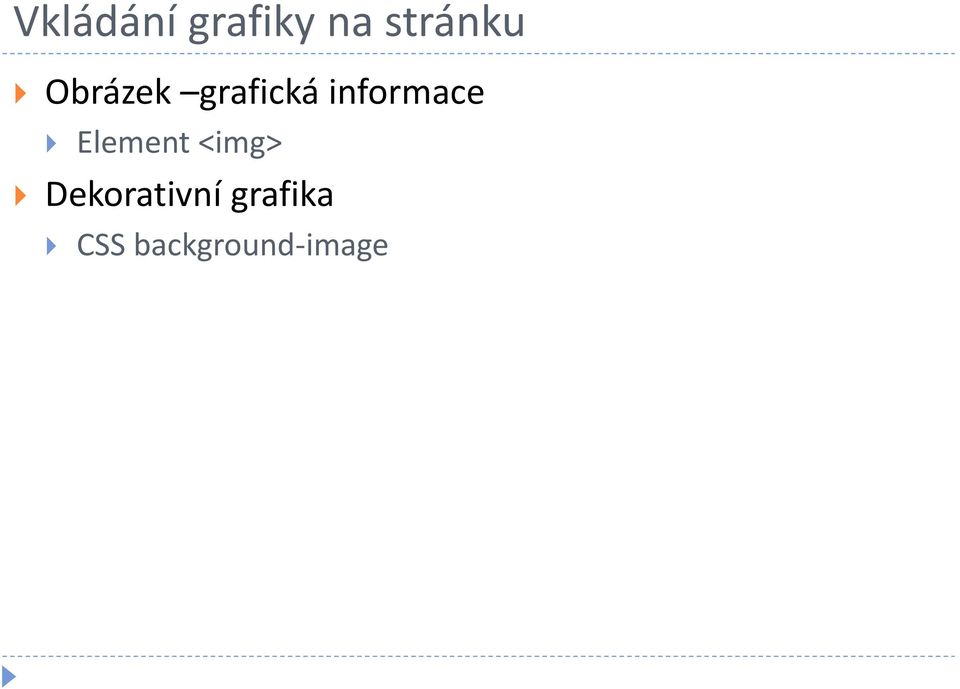 Element <img> Dekorativní