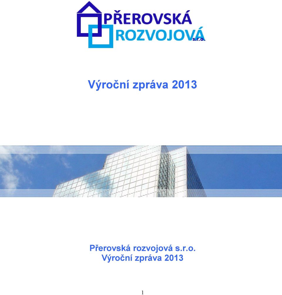 rozvojová s.r.o.  2013 1