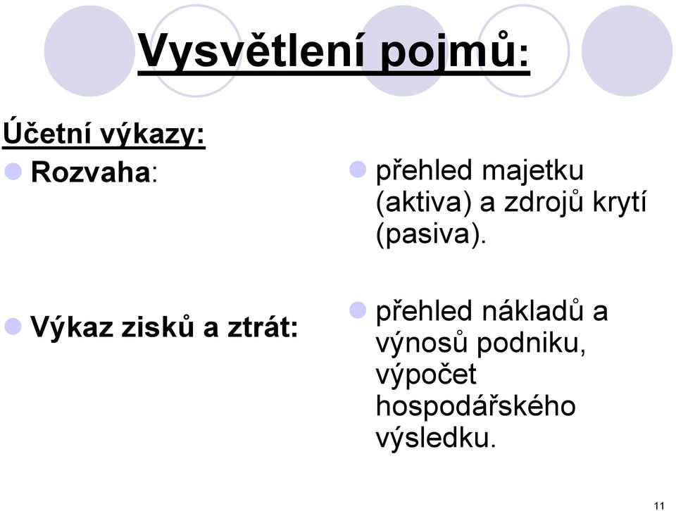 a zdrojů krytí (pasiva).